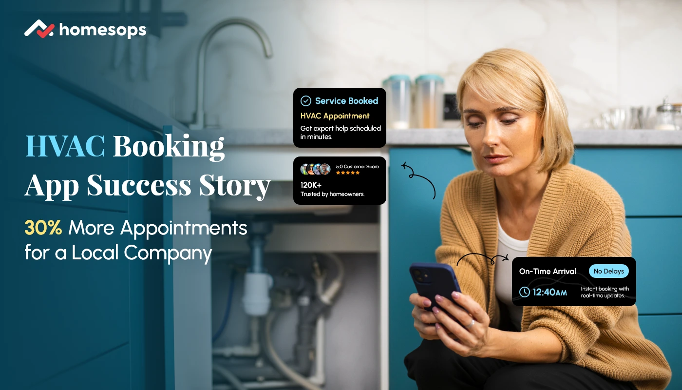 How a Local HVAC Company Boosted Bookings by 30% with a Branded App?
